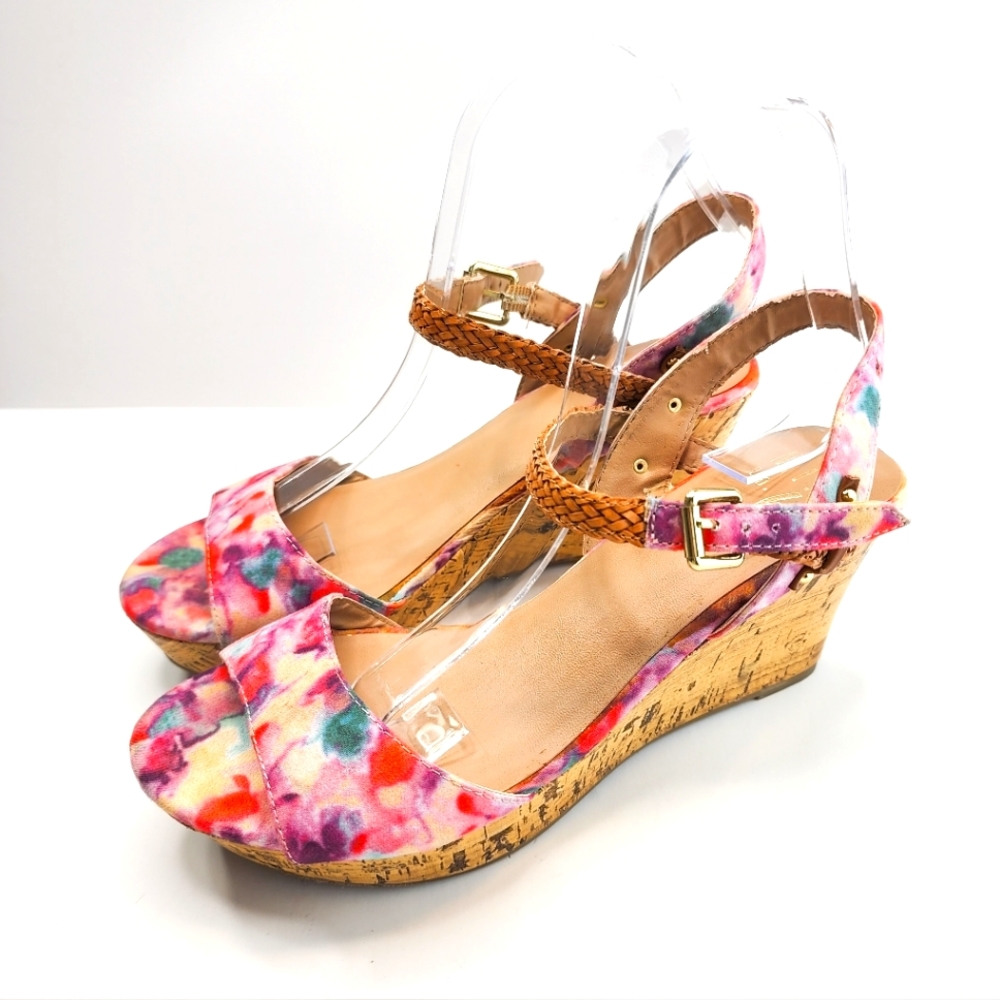 🤑Mix No 6 Wedge Heel Ankle Strap Sandals